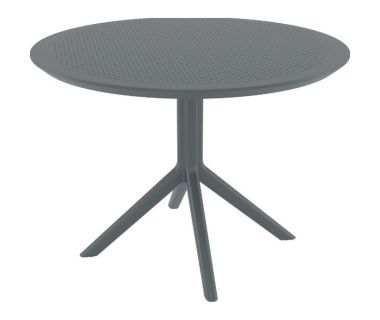 Стол Siesta 124 Sky Table Ø105 Dark Grey