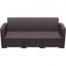 Диван, софа Siesta ротанг (Monaco lounge sofa XL), арт. 833 Brown в інтернет магазині меблів "Меблі Даром"