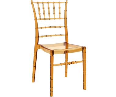 Стілець банкетний, весільний Siesta 071 Chiavari Amber Transparent