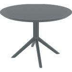 Стол Siesta 124 Sky Table Ø105 Dark Grey