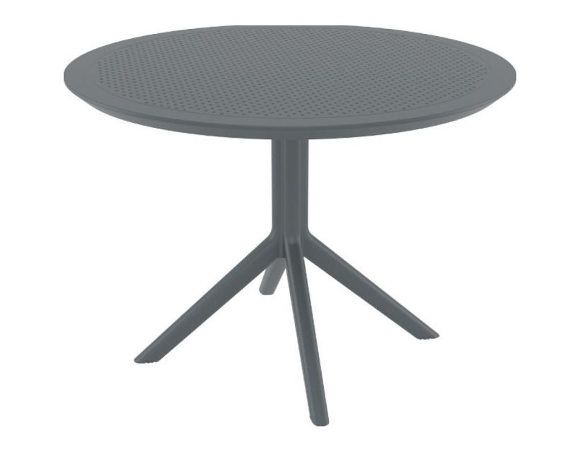 Стол Siesta 124 Sky Table Ø105 Dark Grey в интернет магазине мебели "Меблі Даром"