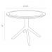 Стол Siesta 124 Sky Table Ø105 Dark Grey в интернет магазине мебели "Меблі Даром"