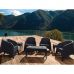Кресло ротанга Siesta (Aruba armchair), арт. 804 Dark Grey в интернет магазине мебели "Меблі Даром"