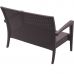 Диван, софа Siesta шт. ротанг (Miami Lounge Sofa), ст. 845 Brown в интернет магазине мебели "Меблі Даром"