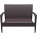 Диван, софа Siesta шт. ротанг (Miami Lounge Sofa), ст. 845 Brown в интернет магазине мебели "Меблі Даром"