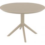 Стол Siesta 124 Sky Table Ø105 Beige