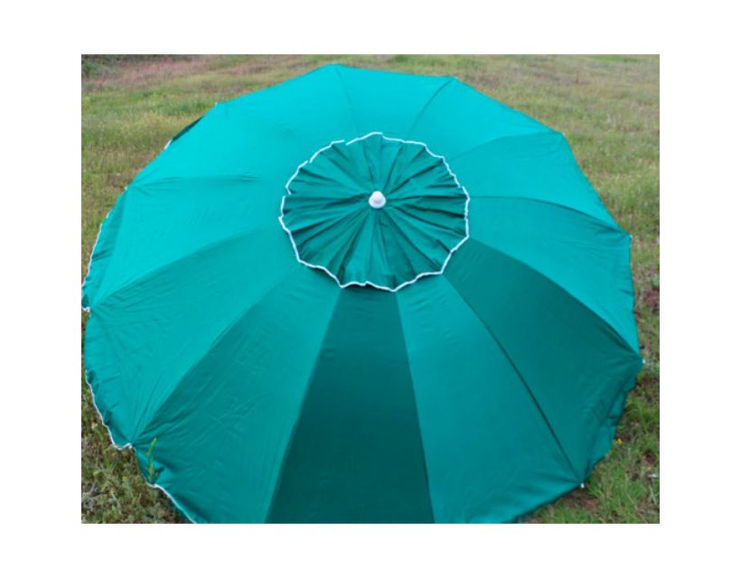 Зонт 2.5 м с ветровым клапаном и серебряным напылением в интернет магазине мебели "Меблі Даром"