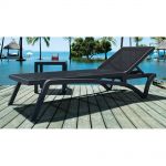 Шезлонг Pacific от Турецкого производителя Siesta 089 D.Grey-Black