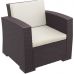 Кресло Ротанг Siesta (Monaco Lounge Armchair), арт. 831 Brown в интернет магазине мебели "Меблі Даром"