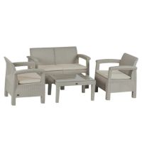 Комплект садовой мебели Toscana Double Seat Set HK-955-Grey