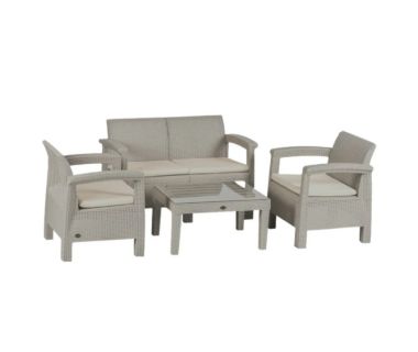 Комплект садових меблів Toscana Double Seat Set HK-955-Grey