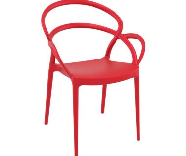 Кресло Sista (Mila armchair), арт. 085 Mila Red