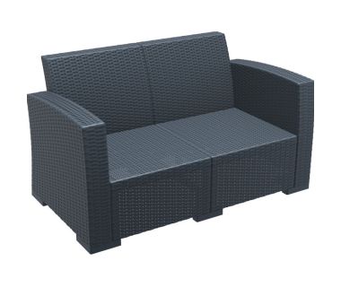 Диван, софа Siesta Ротанг (Monaco Lounge Sofa), арт. 832 Dark Grey Диван, софа Siesta Ротанг (Monaco Lounge Sofa), арт. 832 Dark Grey