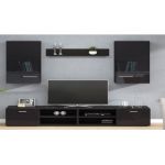 Стінка в вітальню Montana (Монтана) антрацит Сокме