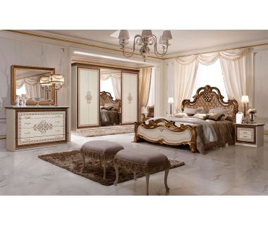 Спальня СЛОНІММЕБЛІ Аніта з 6-ти дверною шафою, білий