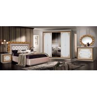 Спальня СЛОНІММЕБЛІ Ванесса з 6-ти дверною шафою, слонова кістка