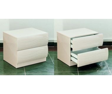 Тумба прикроватная 2Ш Тиффани Sofiya из МДФ в стиле модерн