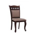 Стілець Женева Sofiya з дерева матовий горіх оббите м'якою спинкою