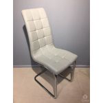 Стілець Мальта сірий Sofiya на металевому каркасі з м'якою оббивкою