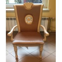 Крісло Братіслава Sofiya з дерева матове біле