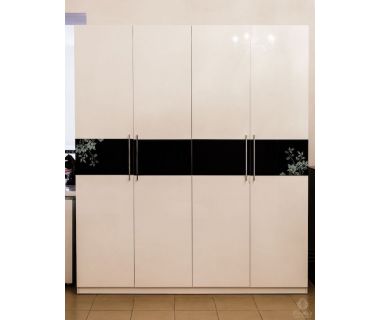 Шкаф 4Д Флавер Sofiya из МДФв спальню в стиле модерн