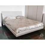 Двуспальная кровать Тиффани Sofiya 160*200 см из МДФ беж глянец