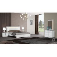 Стильна спальня Florida (Флорида) Sofiya з підсвічуванням LED, білий глянець