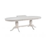 Розкладний стіл Братіслава Sofiya 180 (+35 +35)*106 см з дерева білий