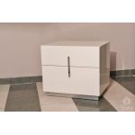 Тумба приліжкова 2Ш Florida Sofiya з МДФ білий глянець