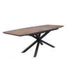 Розкладний стіл Квебек Sofiya 120 (+40)*80 см зі скляною стільницею прямокутний