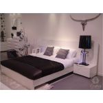 Двуспальная кровать Шоколад Sofiya 160*200 см из МДФ с плитой