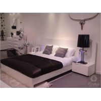 Двоспальне ліжко Шоколад Sofiya 160*200 см з МДФ з плитою