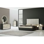 Стильна спальня Merida (Мерида) Sofiya графіт з текстурою дерева, глянець