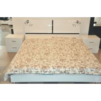 Двоспальне ліжко Флавер Sofiya 180*200 см з орнаментом та підйомним механізмом