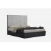 Ліжко Merida Sofiya 180*200 см графіт з текстурою дерева, глянець, з механізмом
