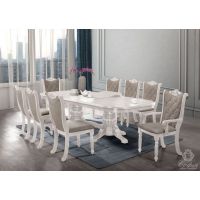 Стул Кембридж Sofiya из дерева белый в классическом стиле.