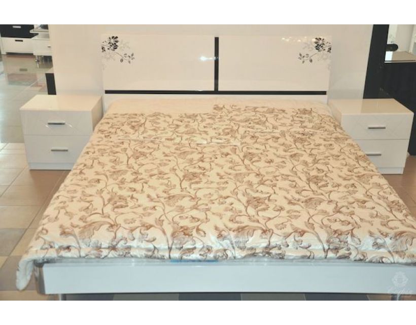 Кровать Флавер Sofiya 180*200 см с орнаментом и подъемным механизмом