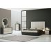Кровать Merida Sofiya 180*200 см графит с текстурой дерева, глянец, с механизмом