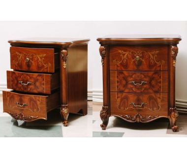 Тумба прикроватная Флоренция Sofiya из МДФ в классическом стиле