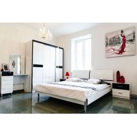 Двоспальне ліжко Флавер Sofiya 160*200 см з ПМ та орнаментом