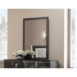 Дзеркало настінне Alicante 110 см з МДФ глянцевий графіт