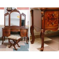 Туалетный столик с зеркалом Флоренция 4Ш Sofiya из МДФ