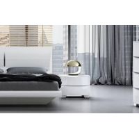 Приліжкова тумба 2Ш Torino Sofiya з МДФ білий глянець