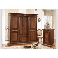 Шафа 4Д Марсель Sofiya з МДФ глянцевий горіх