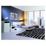 Кровать Флавер Sofiya 180*200 см с плитой без орнамента, белый глянец