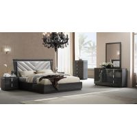 Комплект спальні Alicante (Аліканте) Sofiya 180*200 см графіт з текстурою дерева, глянець, з механізмом