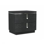 Приліжкова тумба 2Ш Alicante Sofiya з МДФ графіт в стилі модерн