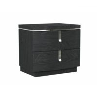 Приліжкова тумба 2Ш Alicante Sofiya з МДФ графіт в стилі модерн