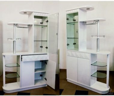 Барна витрина Бордо Sofiya из МДФ белый глянец