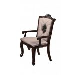 Крісло Бостон Sofiya з дерева матовий горіх з підлокітниками